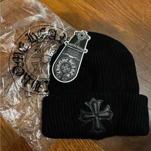 Chrome Hearts Black Knit Hat
